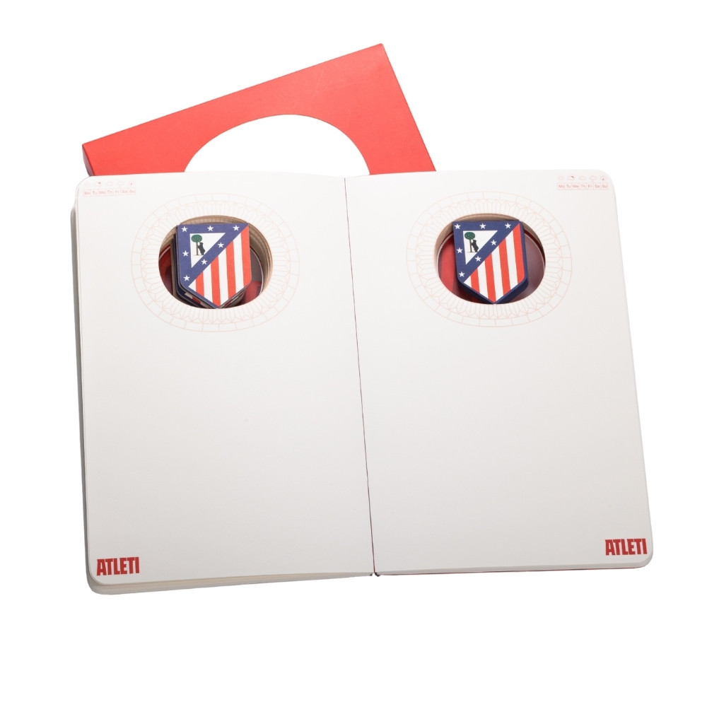 Cuaderno 3D Atleti S Rojo image number null